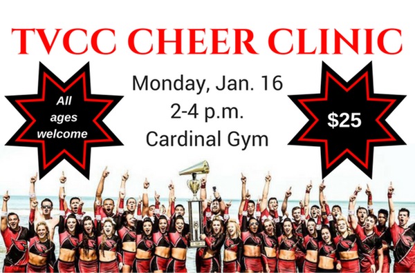 CHEER WITH US: Clinic on tap January 16