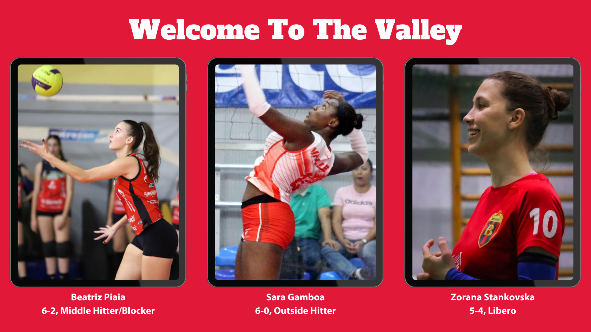 WELCOME TO THE VALLEY: Trio of newcomers join Lady Cardinals